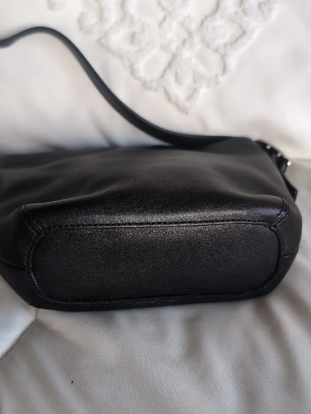 COACH Y2K ♣️Mini Coach Vintage Legacy Black Leather Demi/Mini  Duffelette Bag